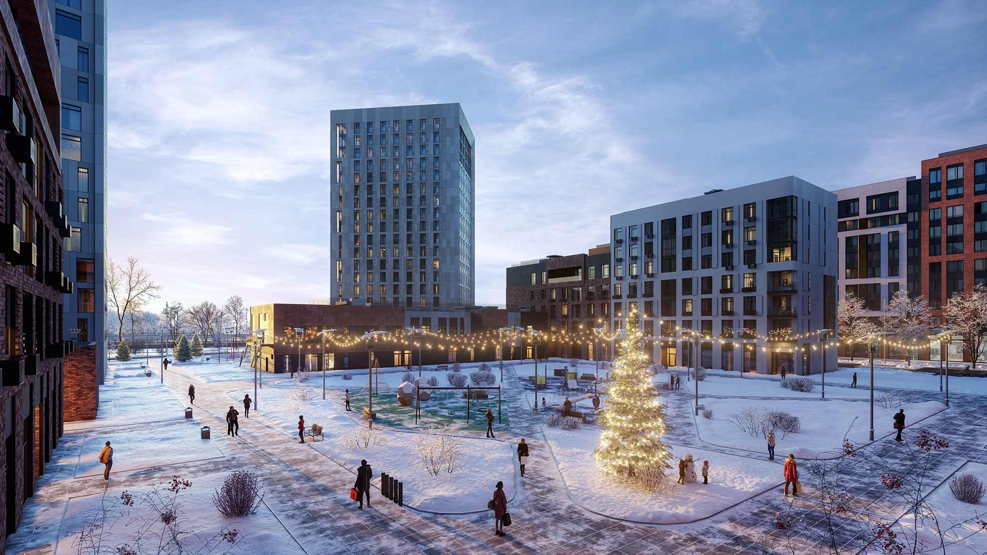 Жилой остров Nagatino i-Land (Нагатино Ай-Ленд)