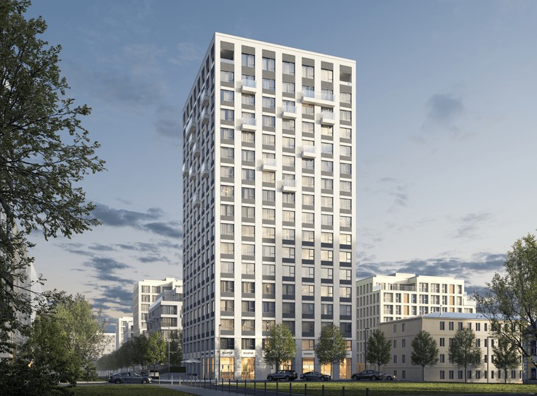 3-комнатная квартира 95.96 м2, 14-й этаж