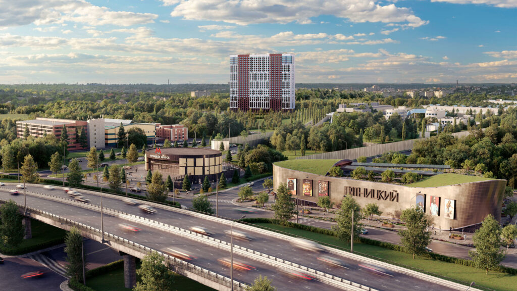 2-комнатные апартаменты 42.2 м2, 12-й этаж
