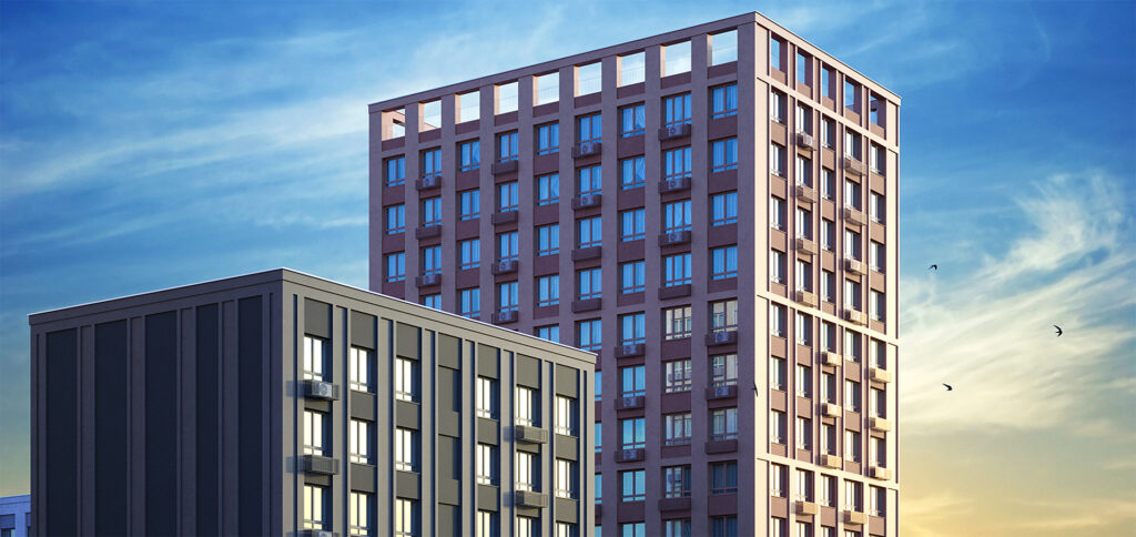 4-комнатные апартаменты 75 м2, 29-й этаж