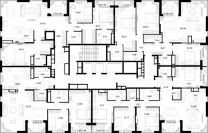 3-комнатная квартира 117 м2, 25-й этаж