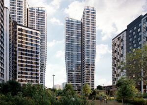 1-комнатная квартира 43.5 м2, 19-й этаж