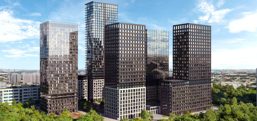 1-комнатные апартаменты 41 м2, 24-й этаж