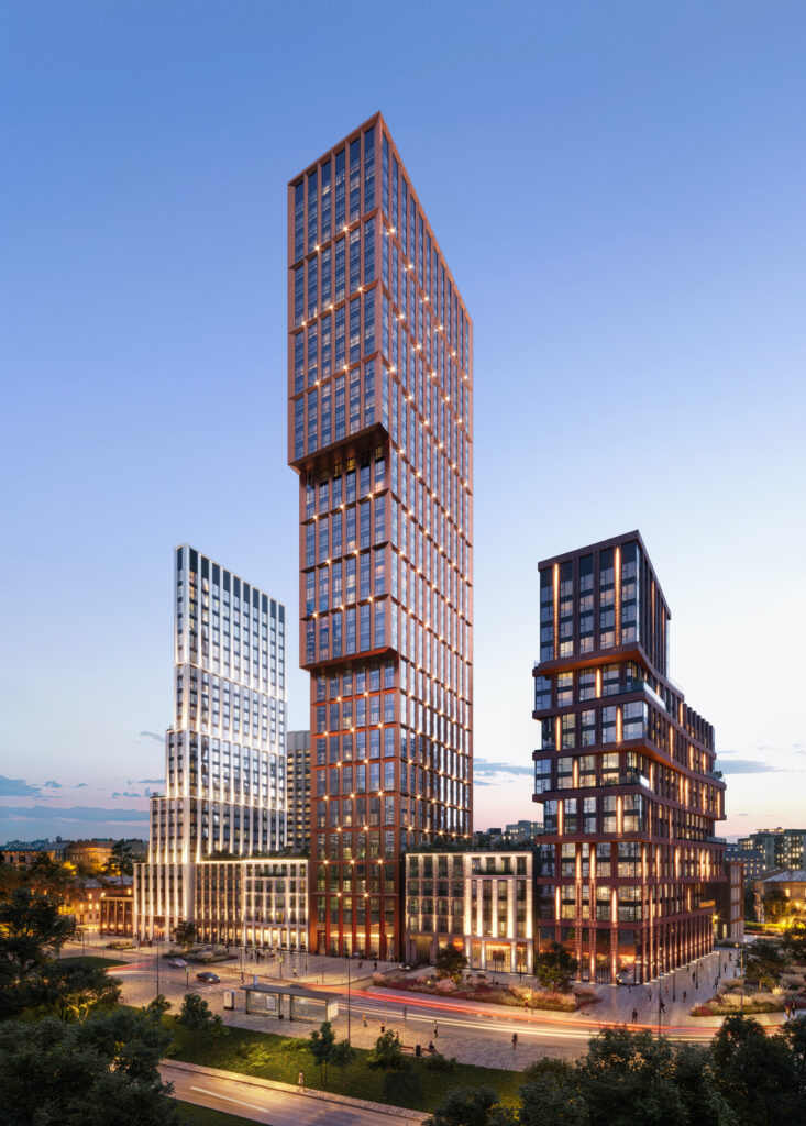 2-комнатная квартира 53 м2, 23-й этаж